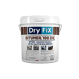 DRYFİX BİTÜMER 100 2K BİTÜMLÜ ÇİFT KOMPANENTLİ LİKİT MEMBRAN A+B